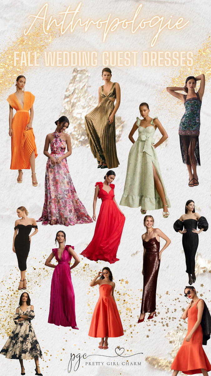 Fall Wedding Guest Dresses 23 Anthropologie Pretty Girl Charm