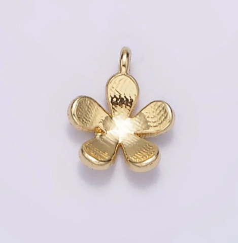 Bree Mini Gold Flower Charm