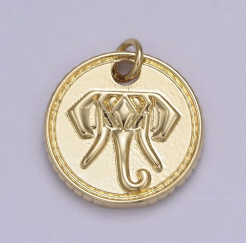 Elsa Elephant Coin Charm
