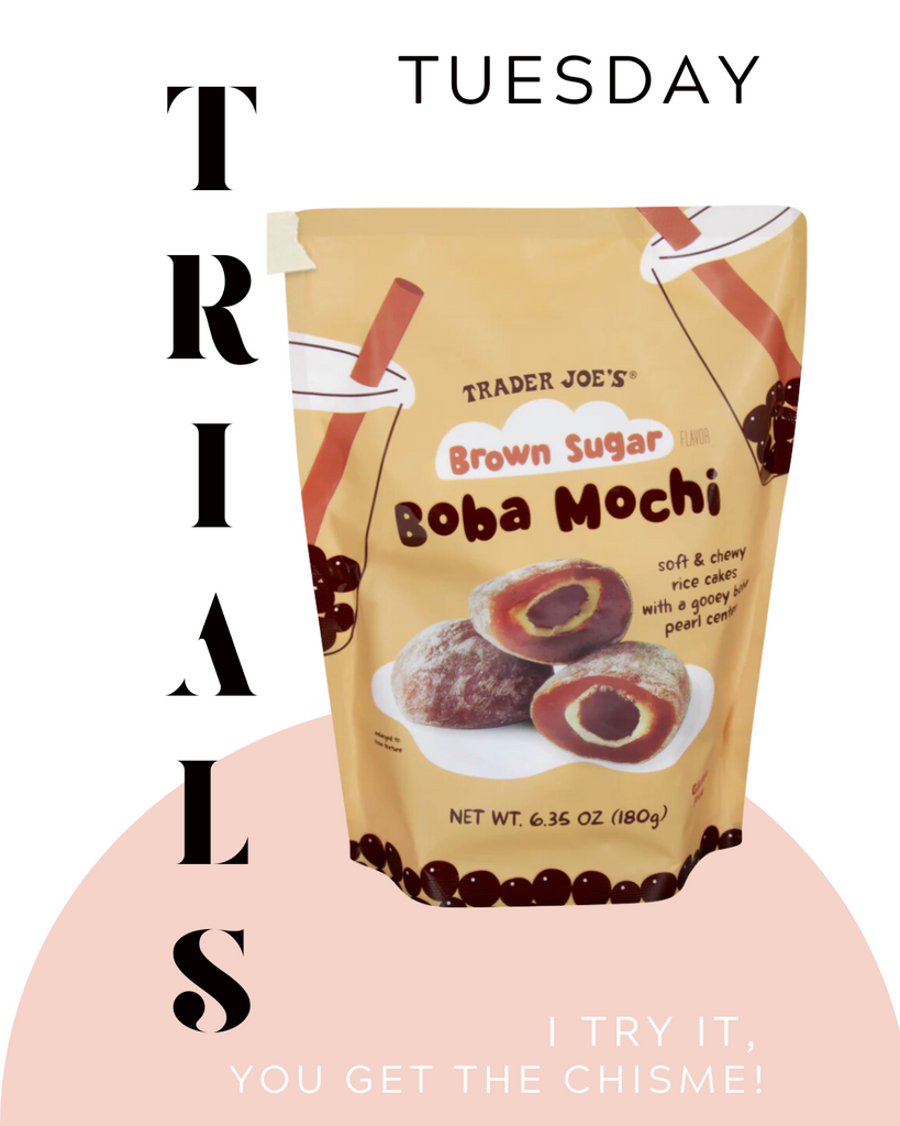 Trial Tuesday - Trying the Viral Brown Sugar Boba Mochi from Trader Joe's