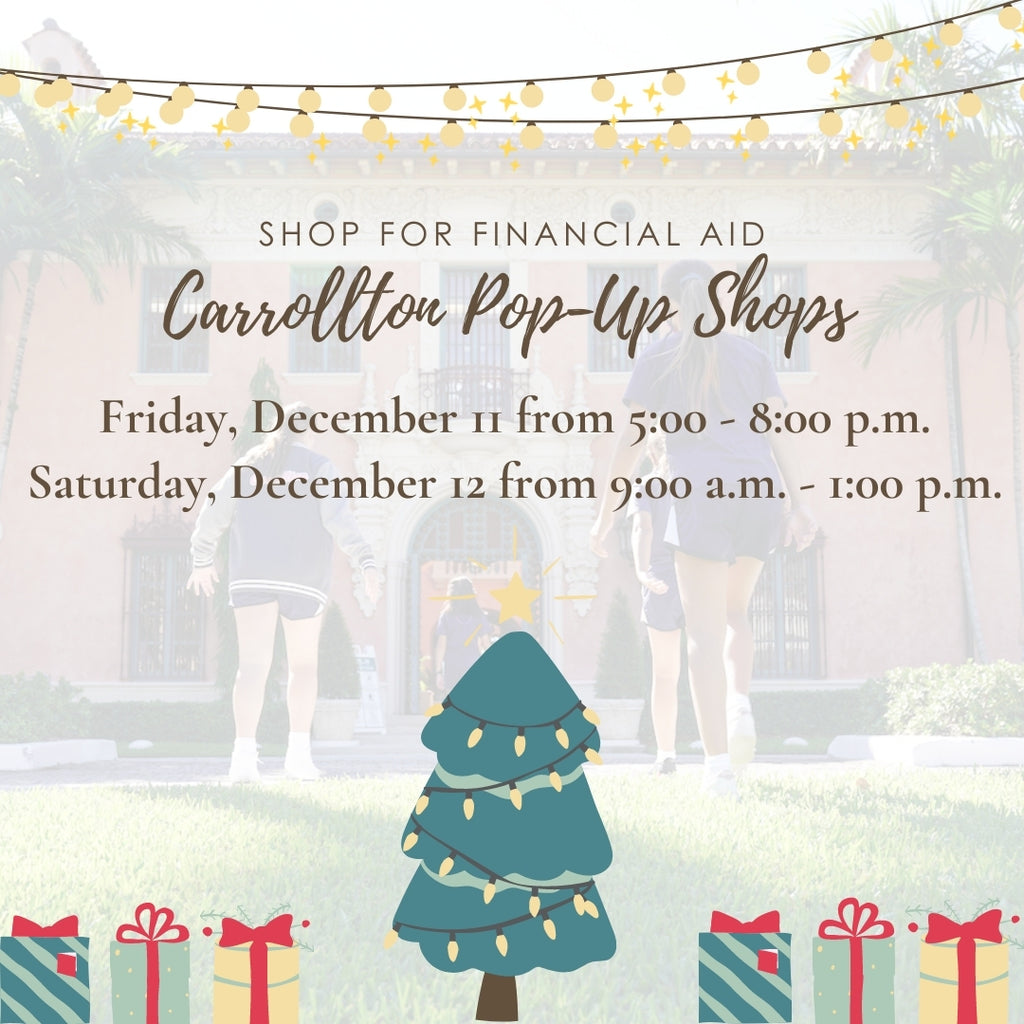 Carrollton Pop Up Shop - Shop For Financial Aid