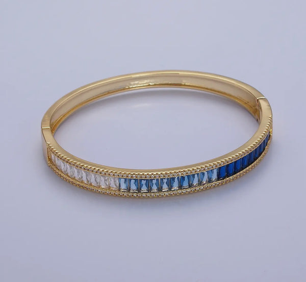 Sienna Boy Mom/ Girl Mom Ombré Pave Bangle