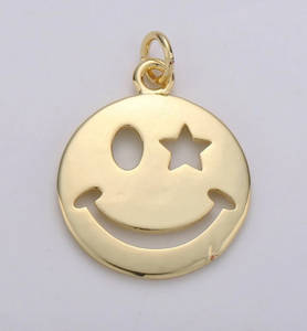 Chiara Happy Face Charm