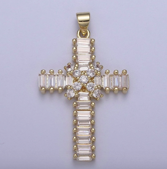 【THE M JEWELERS】THE BELLA PAVE' CROSS PENDANTネックレス The Bella Pave Cross Pendant | The M Jewelers