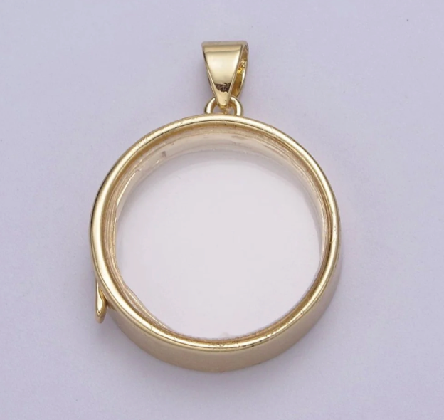 Charlotte Round Locket Pendant