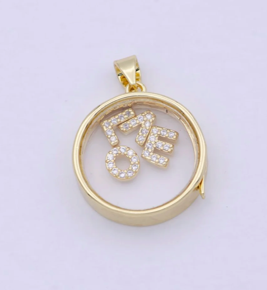 Charlotte Round Locket Pendant