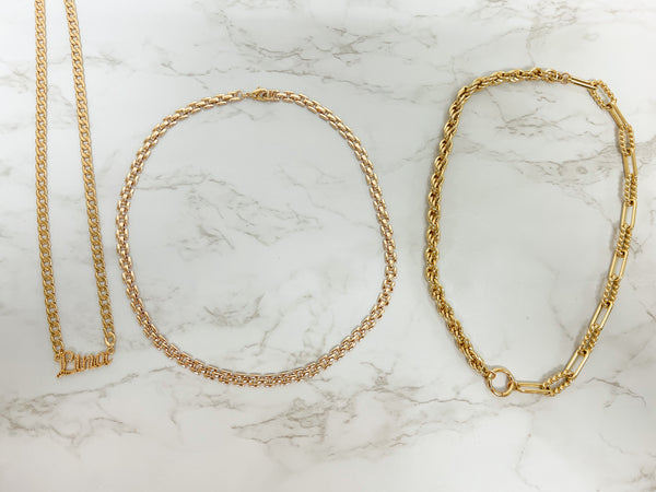 Felicidad Name Plate Necklace