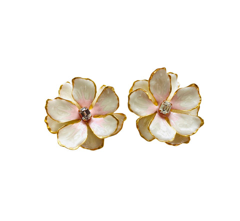 POWER Flower Statement Earrings