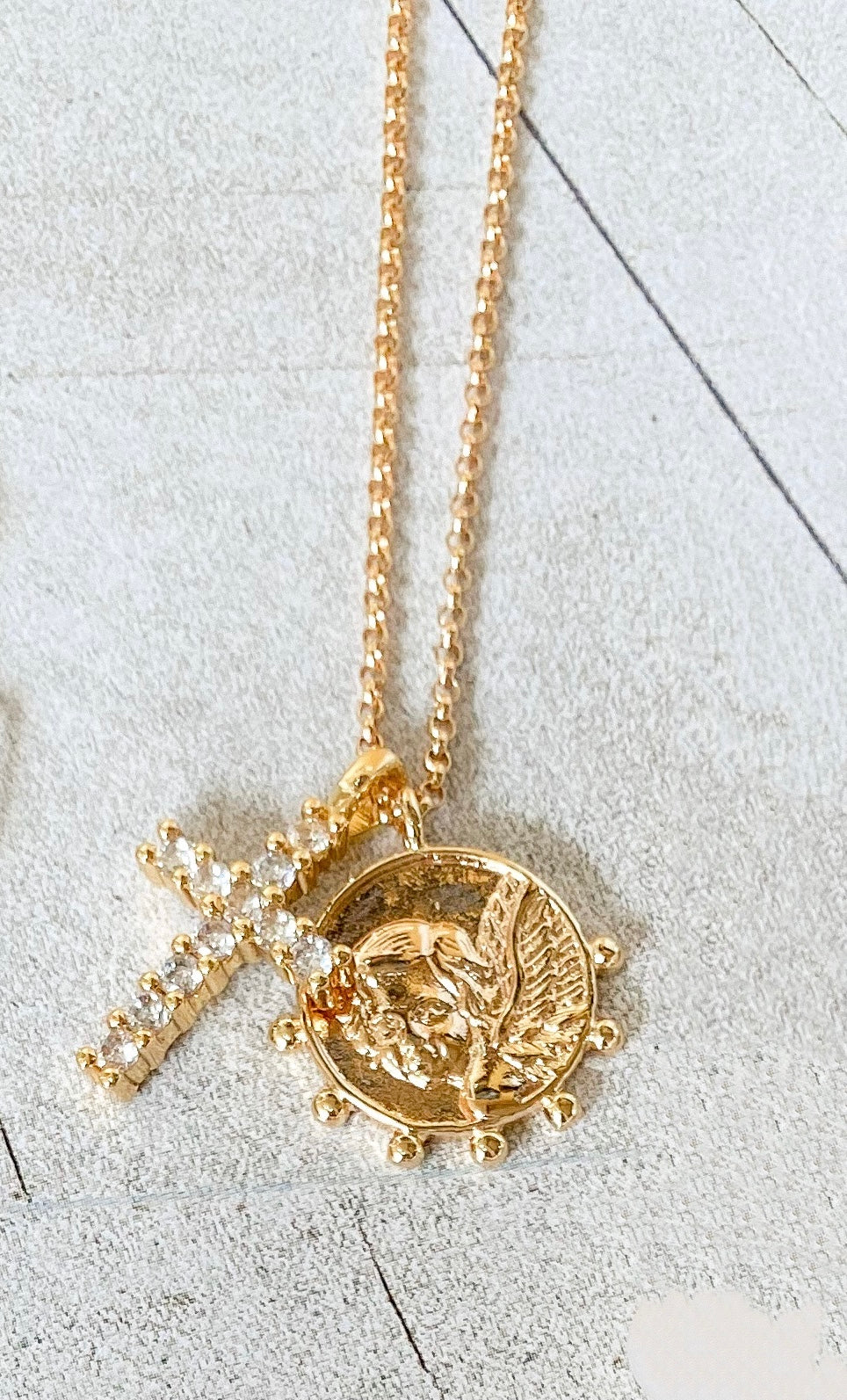 "Angelito De La Guarda" Necklace