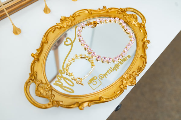 Vivacity Pink Crystal Necklace