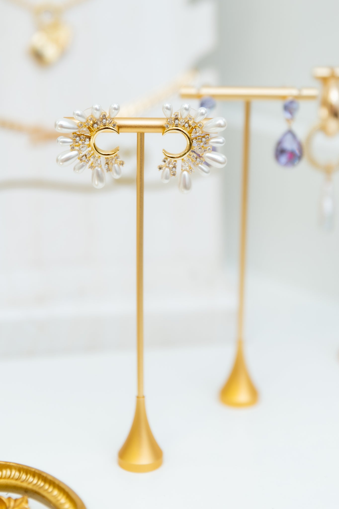 Euphoria Pearl Statement Earrings