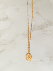 Psalm 31:24 Virgen Caridad del Cobre Necklace