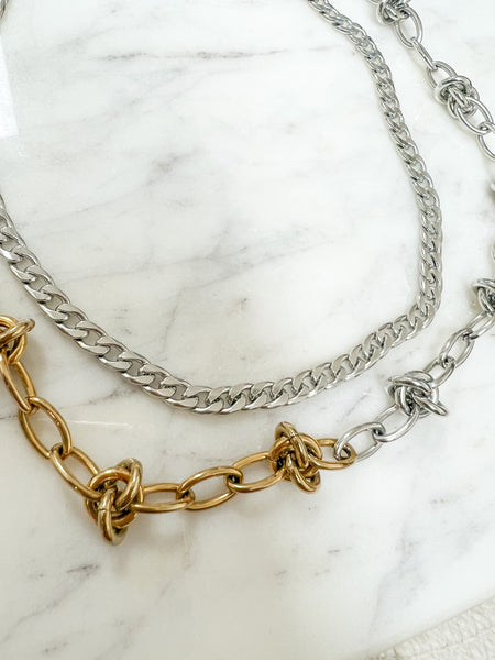 The Showstopper Two Tone Necklace